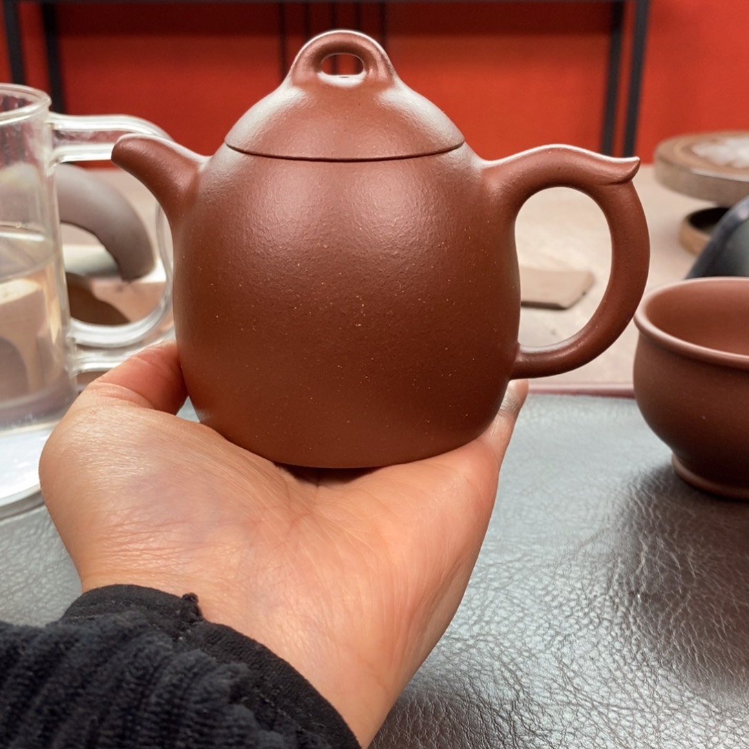 紫砂茶壶底槽清秦权240cc全手➕底槽清杯子