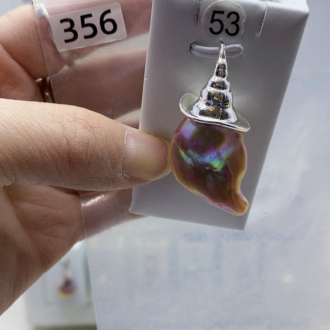 颈饰合金淡水珍珠