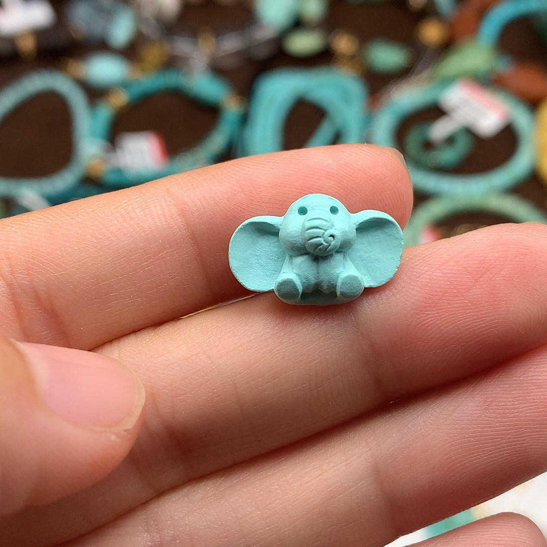 未镶嵌绿松石绿松石