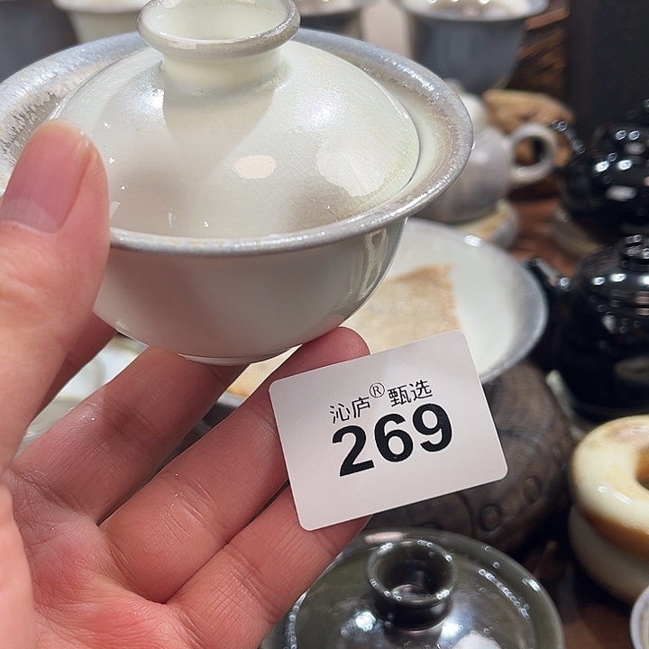 沁庐柴窑古法柴烧全手工茶具