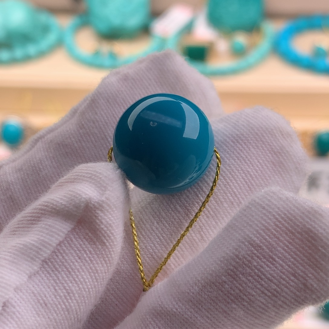 绿松石珠宝奇石未镶嵌15.8