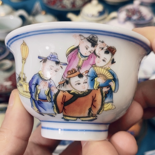 【闪购商品】景德镇陶瓷主人杯123444