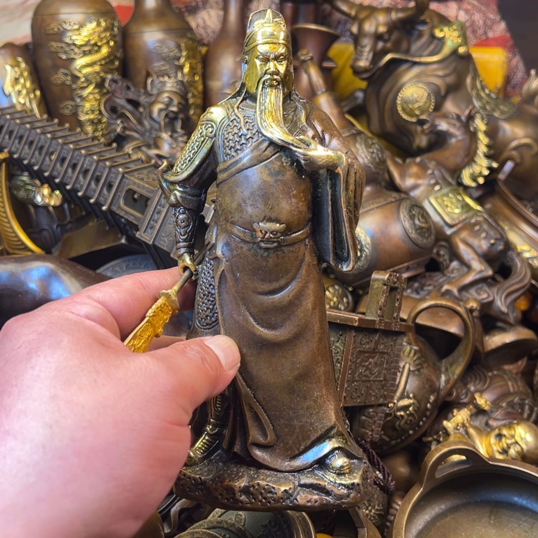 茶壶香炉铜器摆件