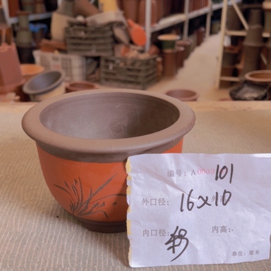 紫砂花盆紫紫砂盆