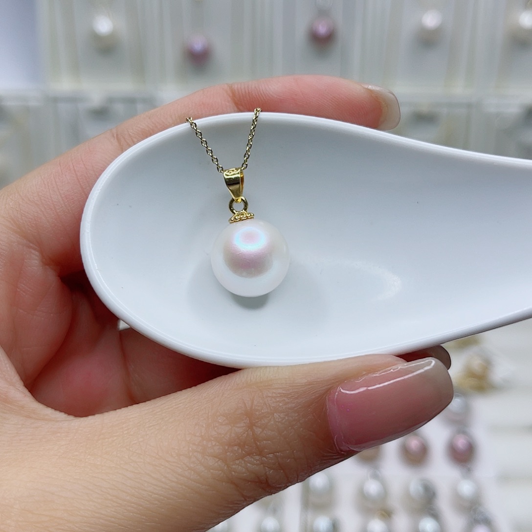 淡水珍珠未镶嵌吊坠(赠链)