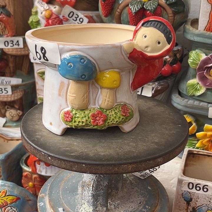 粗陶材质多肉花盆