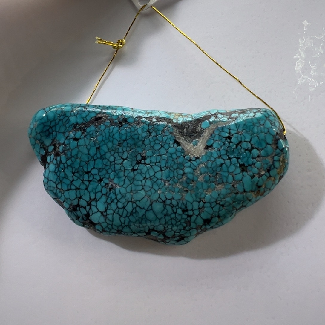 绿松石未镶嵌挂件