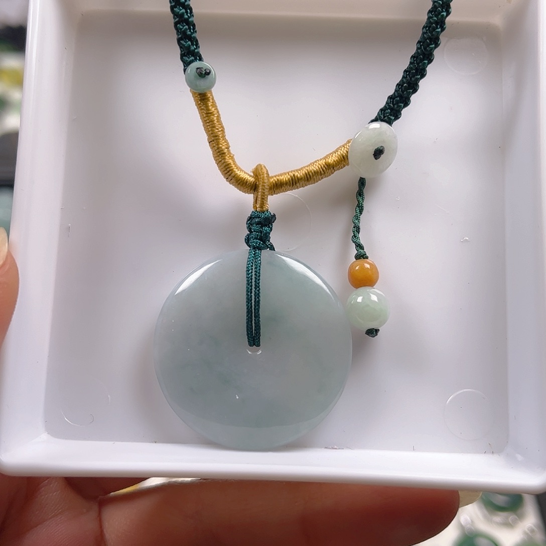 【闪购商品】翡翠颈饰未镶嵌橘**儿吊坠