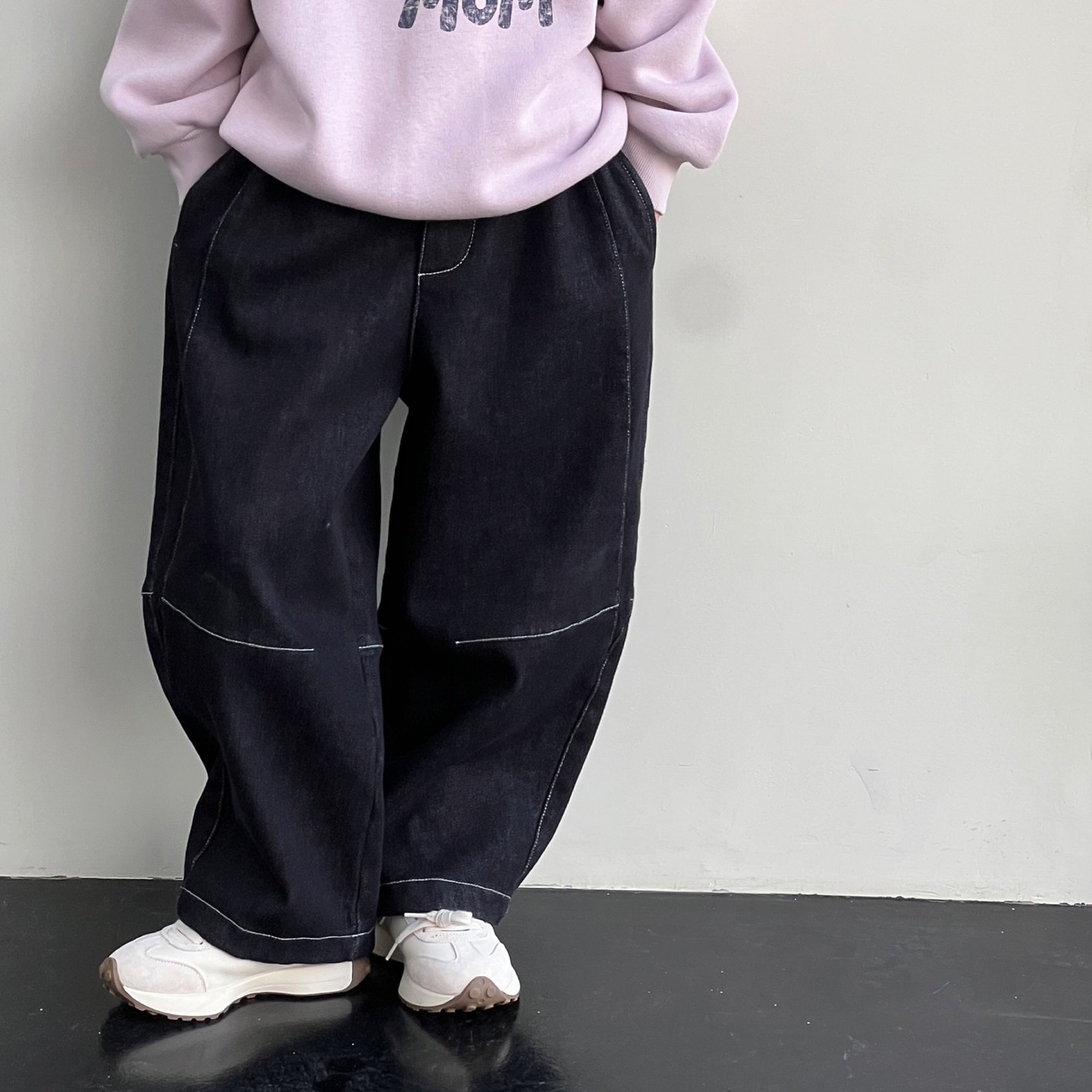 2025深秋 JZ7053 九坐加绒牛仔裤