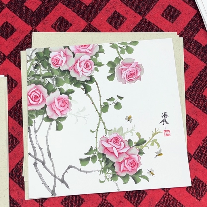 国画50/50纯手绘国画作品
