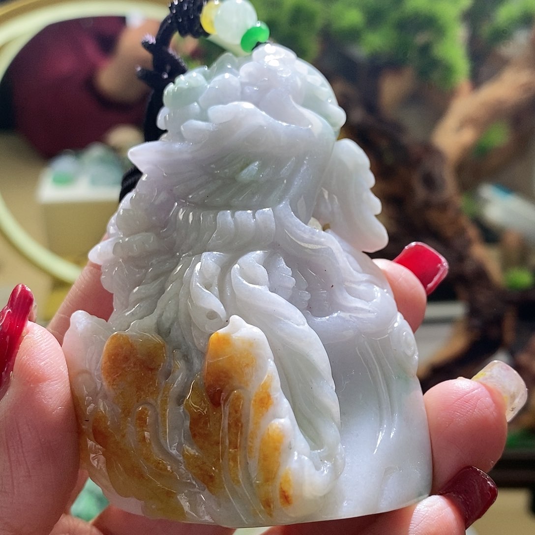 【闪购商品】翡翠颈饰未镶嵌凤凰