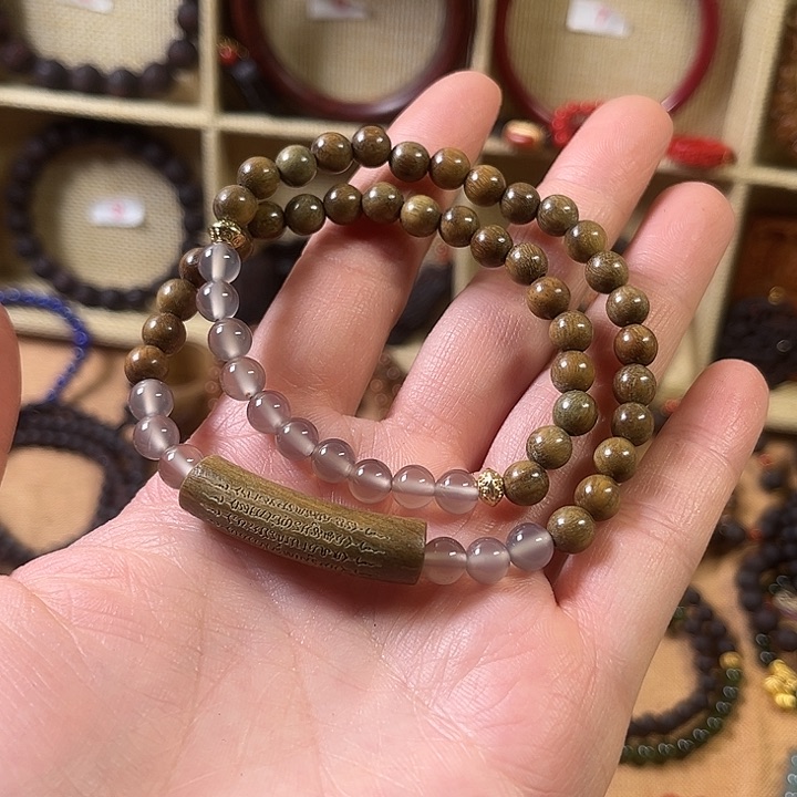 维腊木（绿檀）手串/手链绿檀