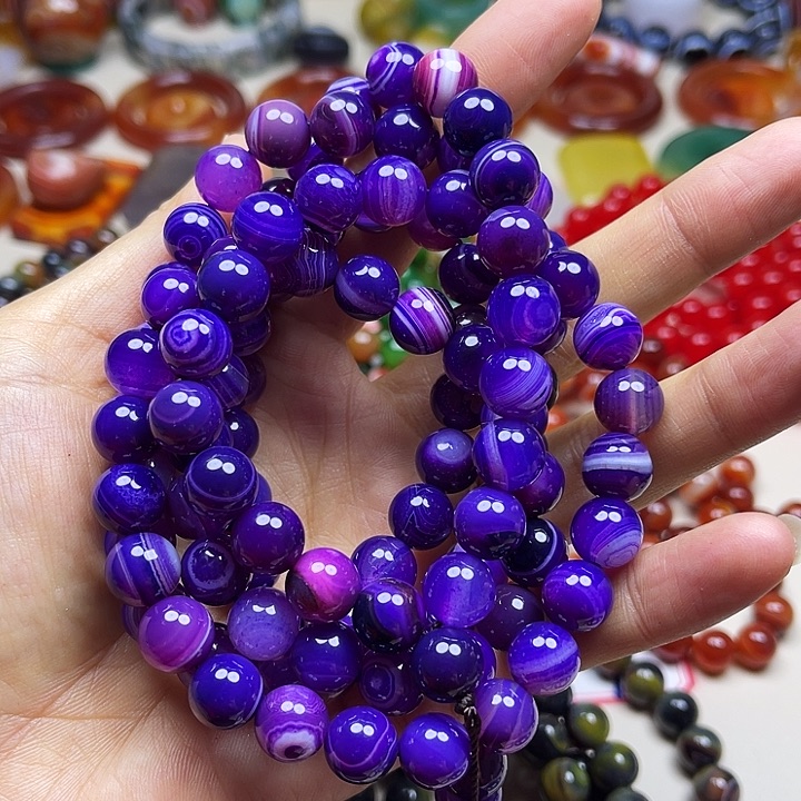 健***财玛瑙/玉髓未镶嵌颈饰