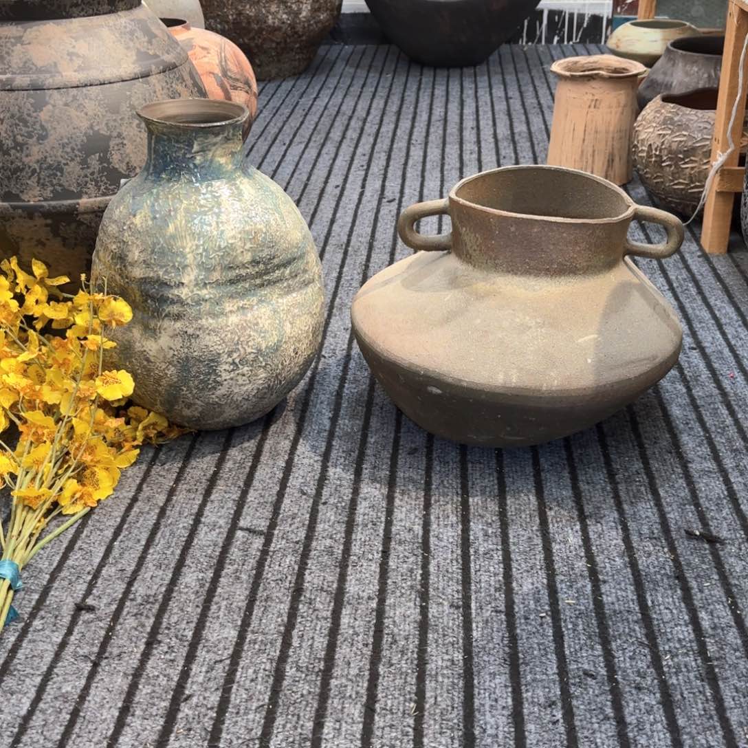 瓶梦**苔陶瓷瓶口径高度左右