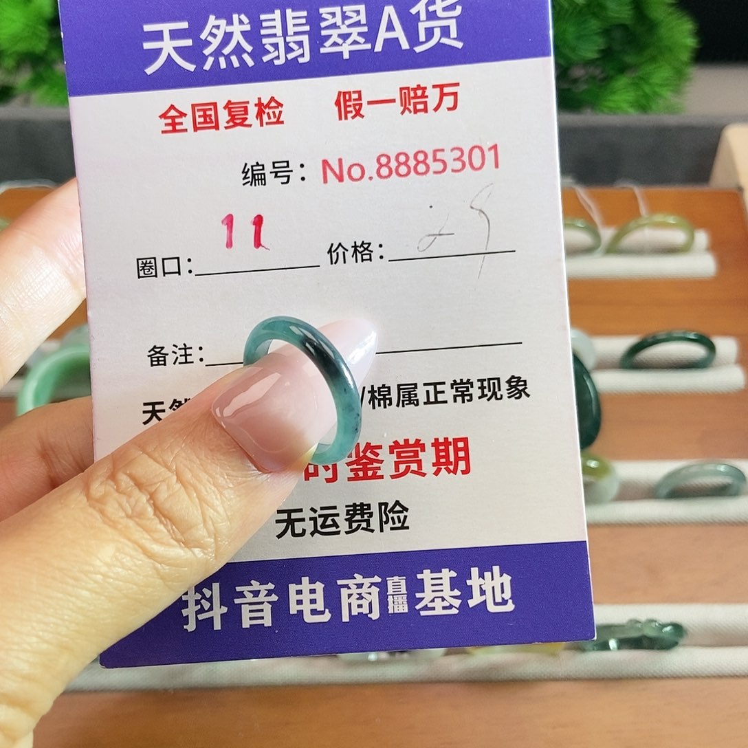 翡翠戒圈未镶嵌5301......