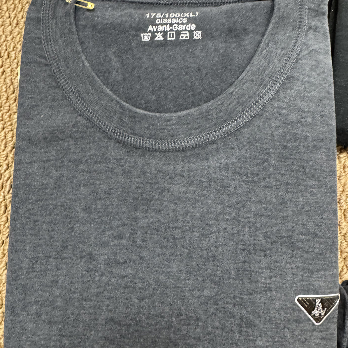 酷芭芭精选～冬季秋衣半圆领套装男款水晶绒