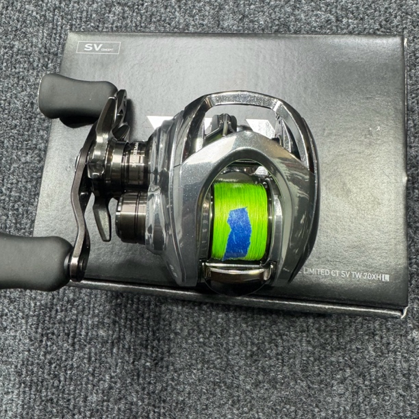 98#路亚水滴轮，二五ctsv左8.5速握丸极微擦痕无齿感书盒齐全