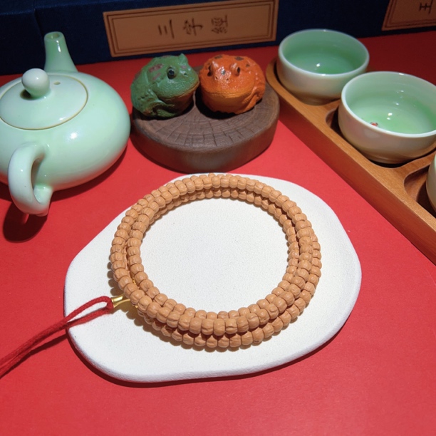 『红莲』新品西藏热振柏香籽菩提念珠手串长串|顺丰包邮