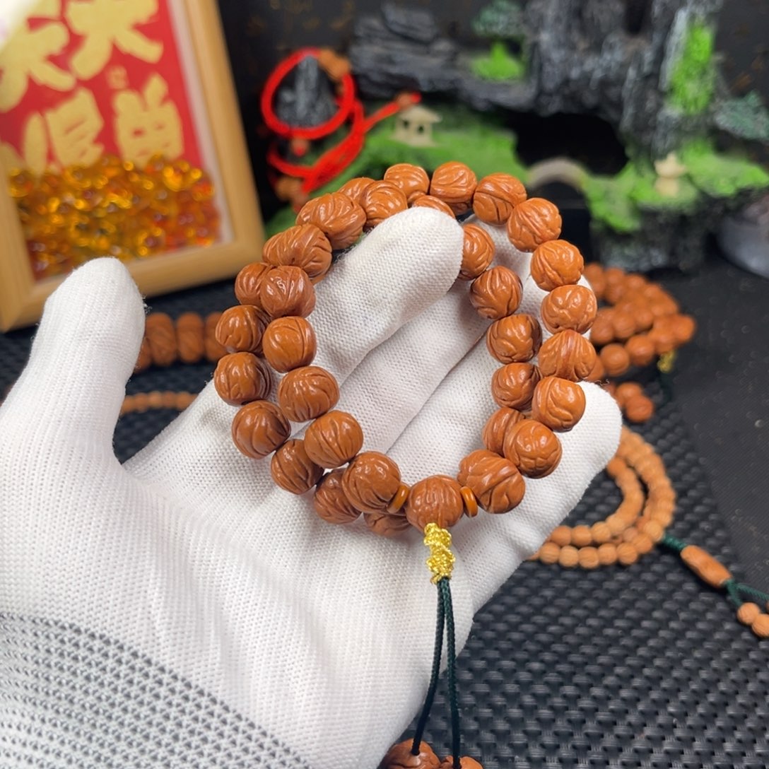 【闪购商品】桃核手串穆****萨W12号链接手持