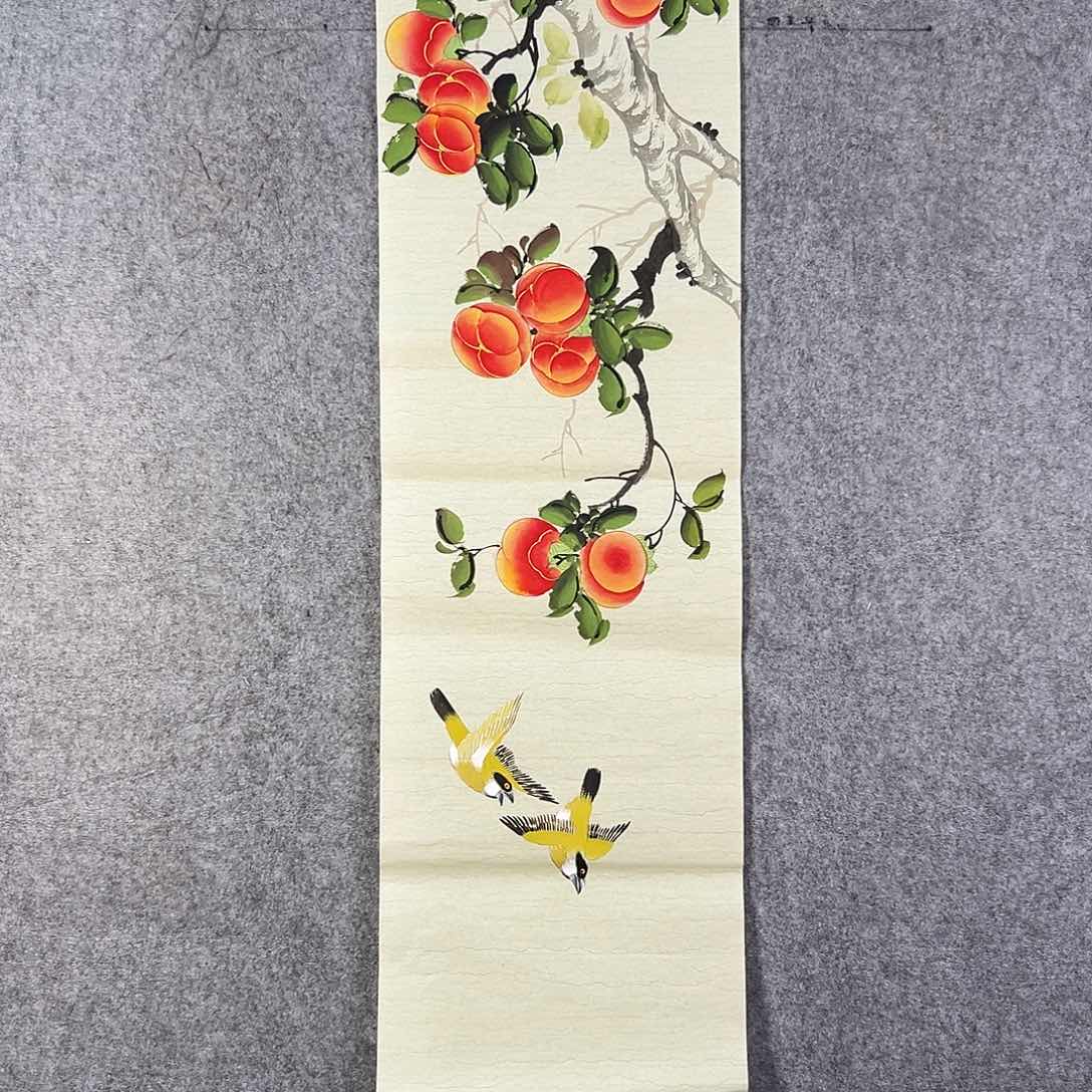 国画409 花鸟在此鸣叫时还要一