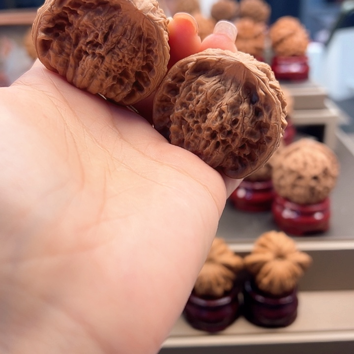 文玩核桃把件44 官帽蛇头 t-022