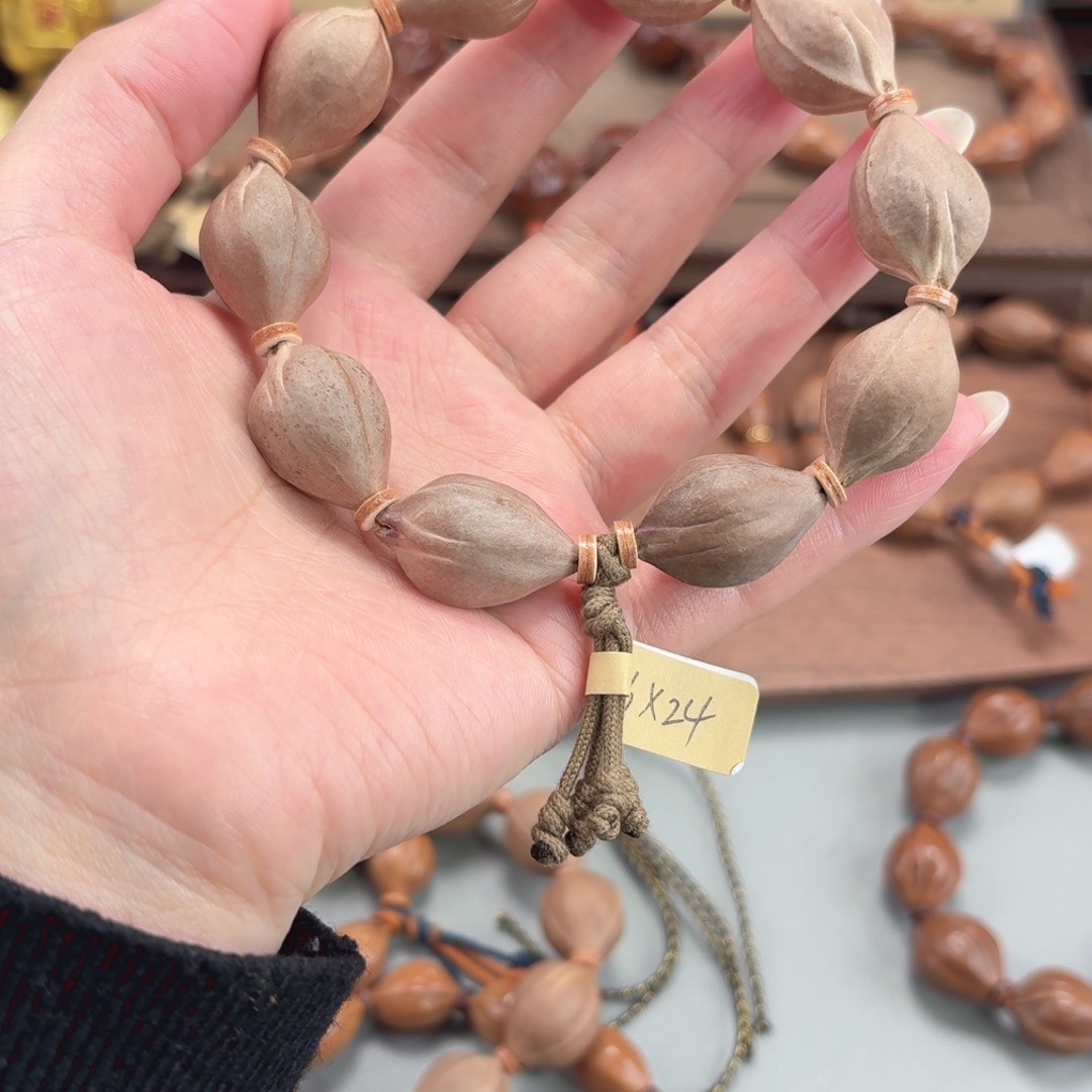 、***橄榄核手串三面佛➕定制三通