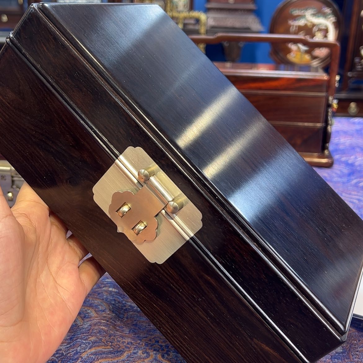 【闪购商品】乌木类成套家具紫光檀盒子