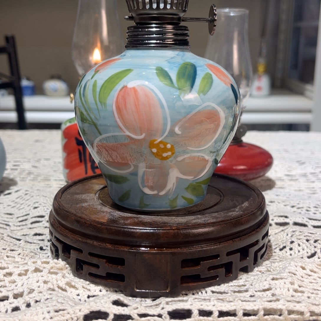 摆件景德镇陶瓷香薰灯