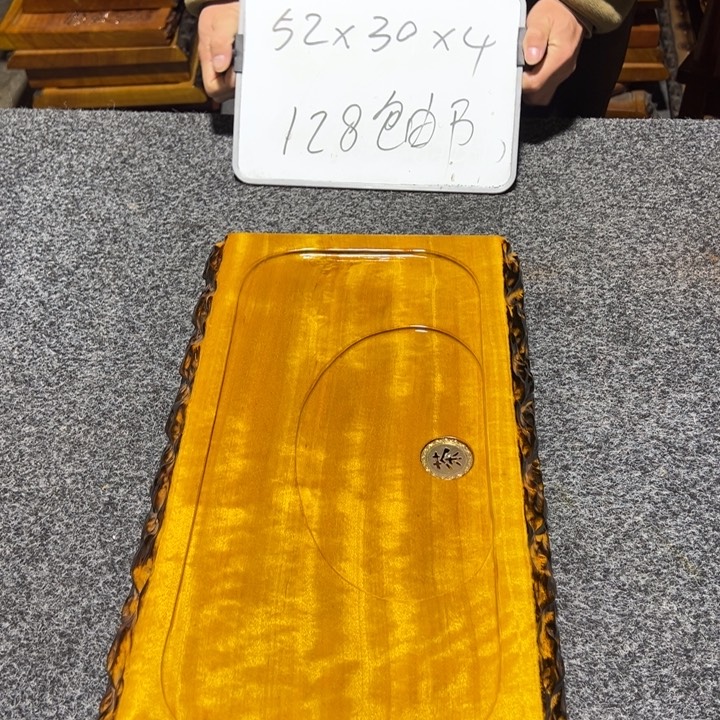 楠木实木家具根雕茶盘