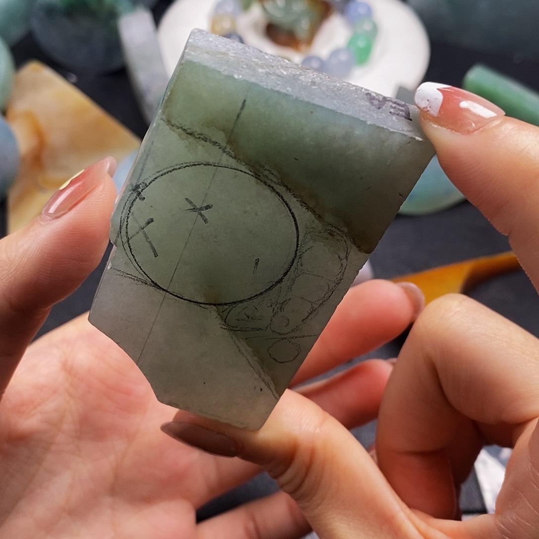 【闪购商品】定制翡翠未镶嵌心**月定制