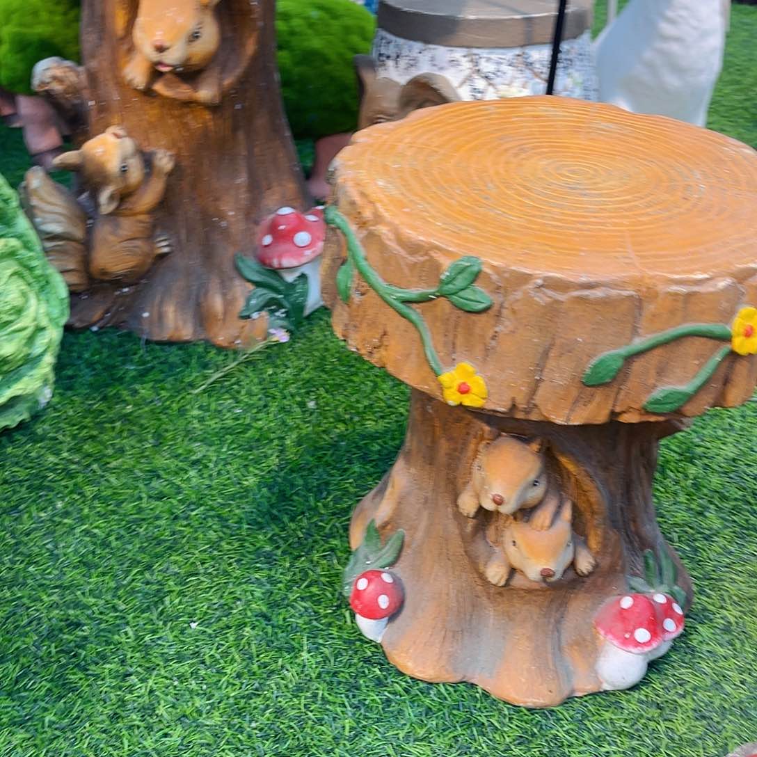 红陶花园庭院摆件