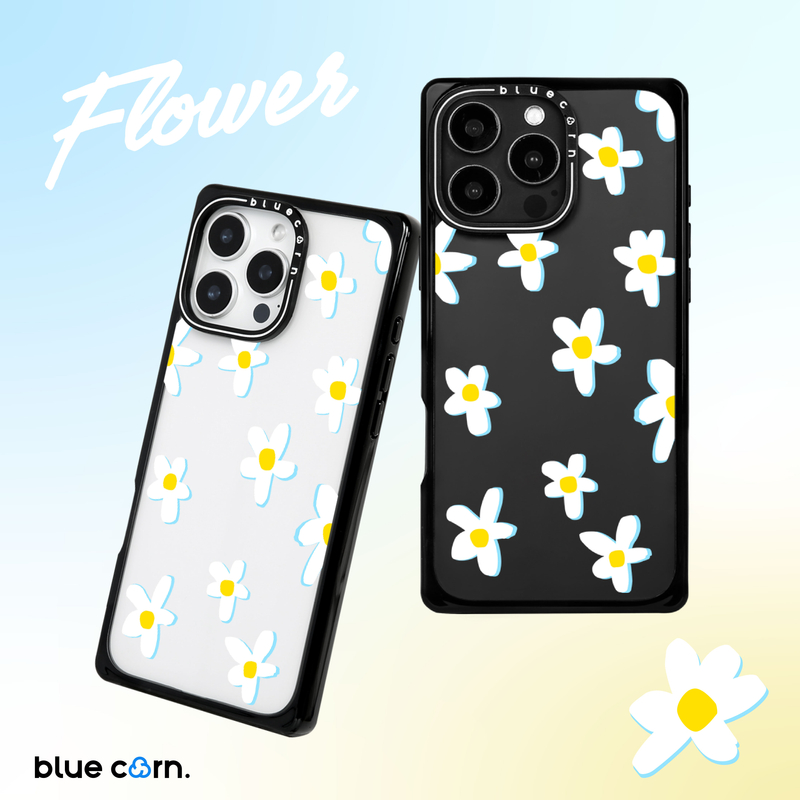 Bluecorn蓝色苞米 黄蓝小雏菊适用iPhone17/16/15/Pro/Max手机壳
