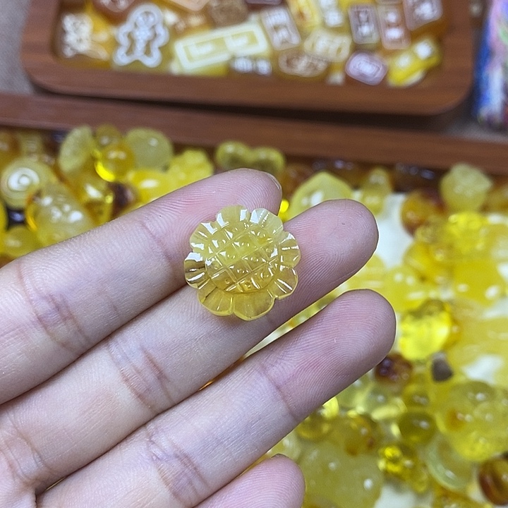 吊坠橄榄核向日葵98