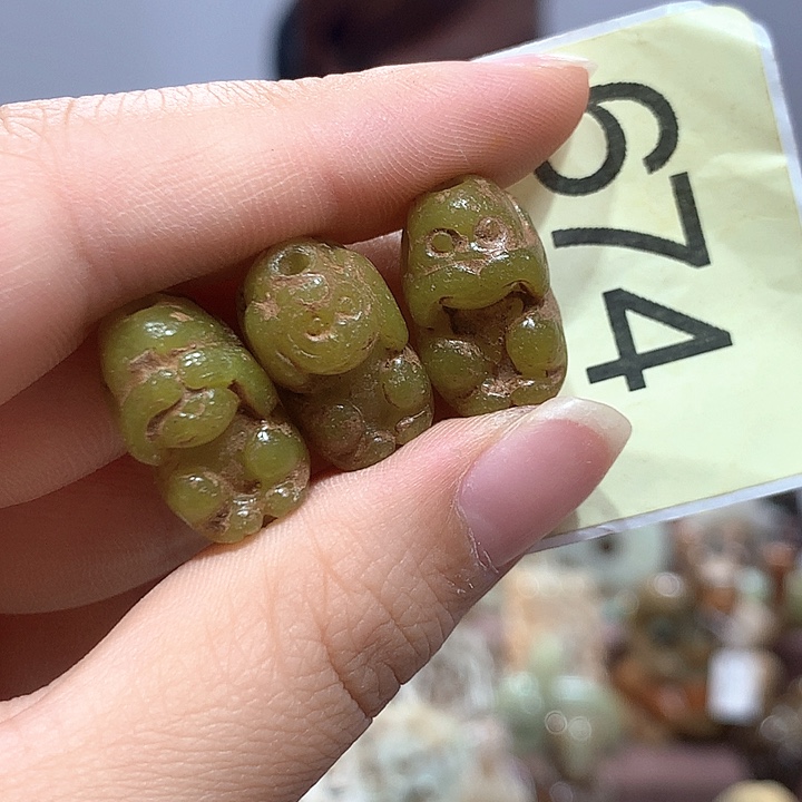 和田玉未镶嵌套链