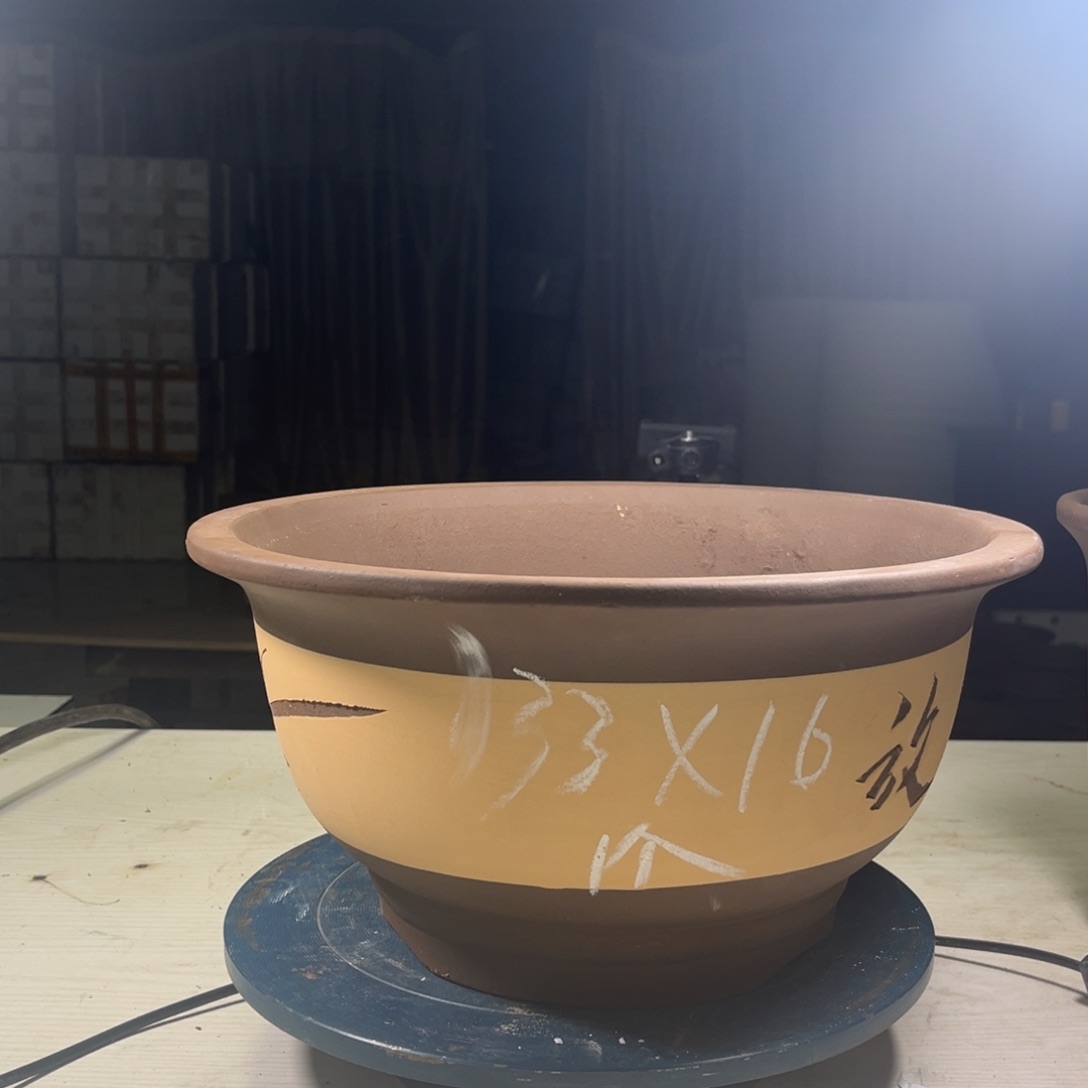 顺**迎成浪紫砂工艺花盆