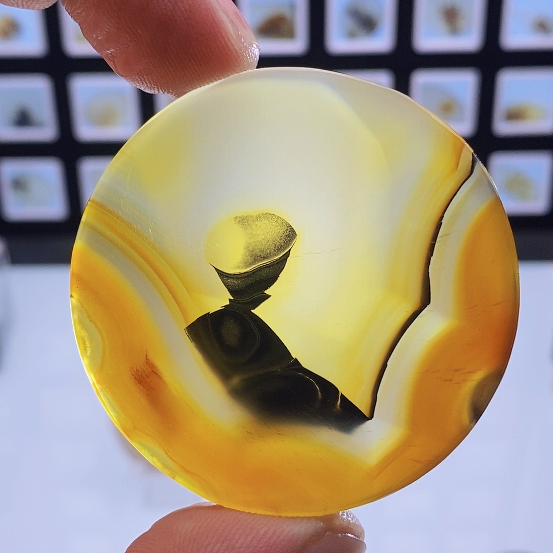 玛瑙/玉髓未镶嵌吊坠(不含链)517