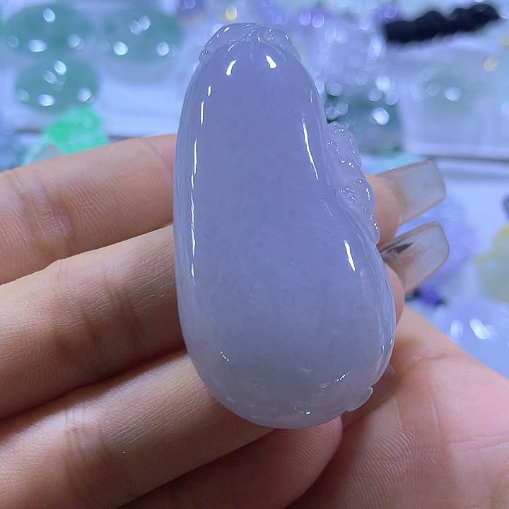 颈饰未镶嵌翡翠天然翡翠A货吊坠