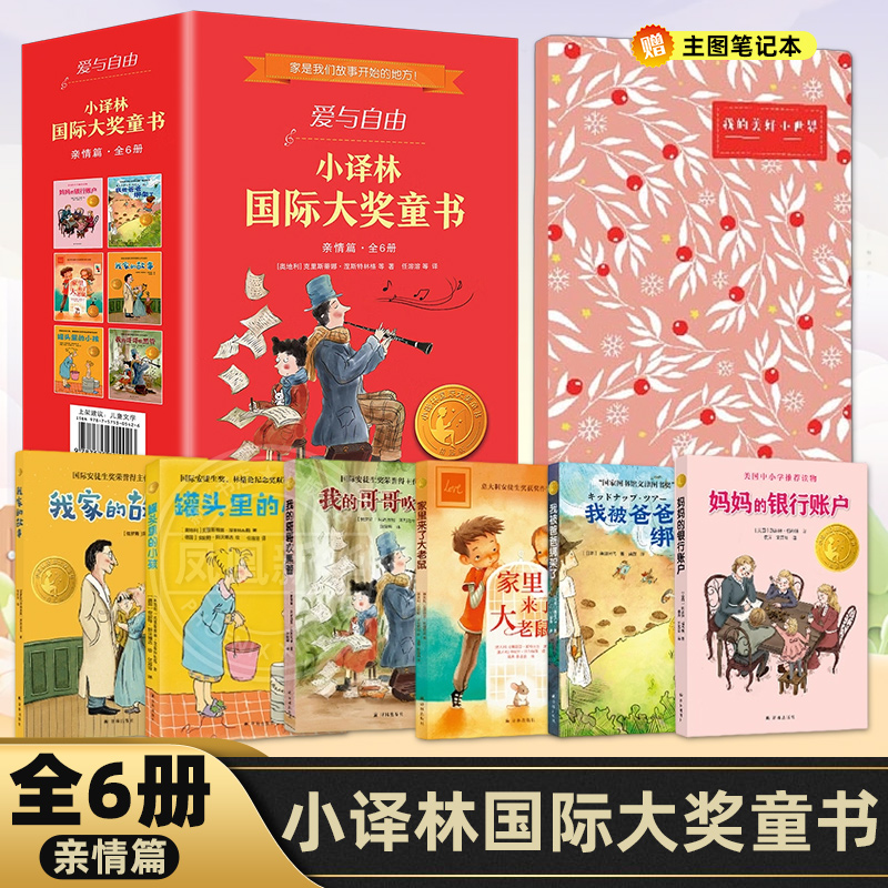 小译林国际大奖童书亲情篇全6册 儿童文学译林出版社