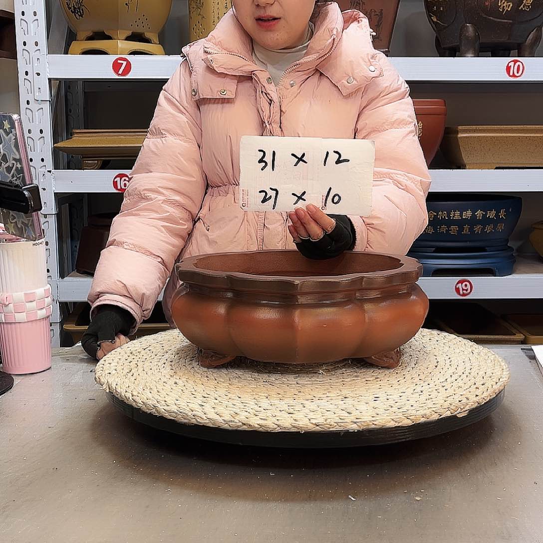 紫砂花盆紫砂花盆