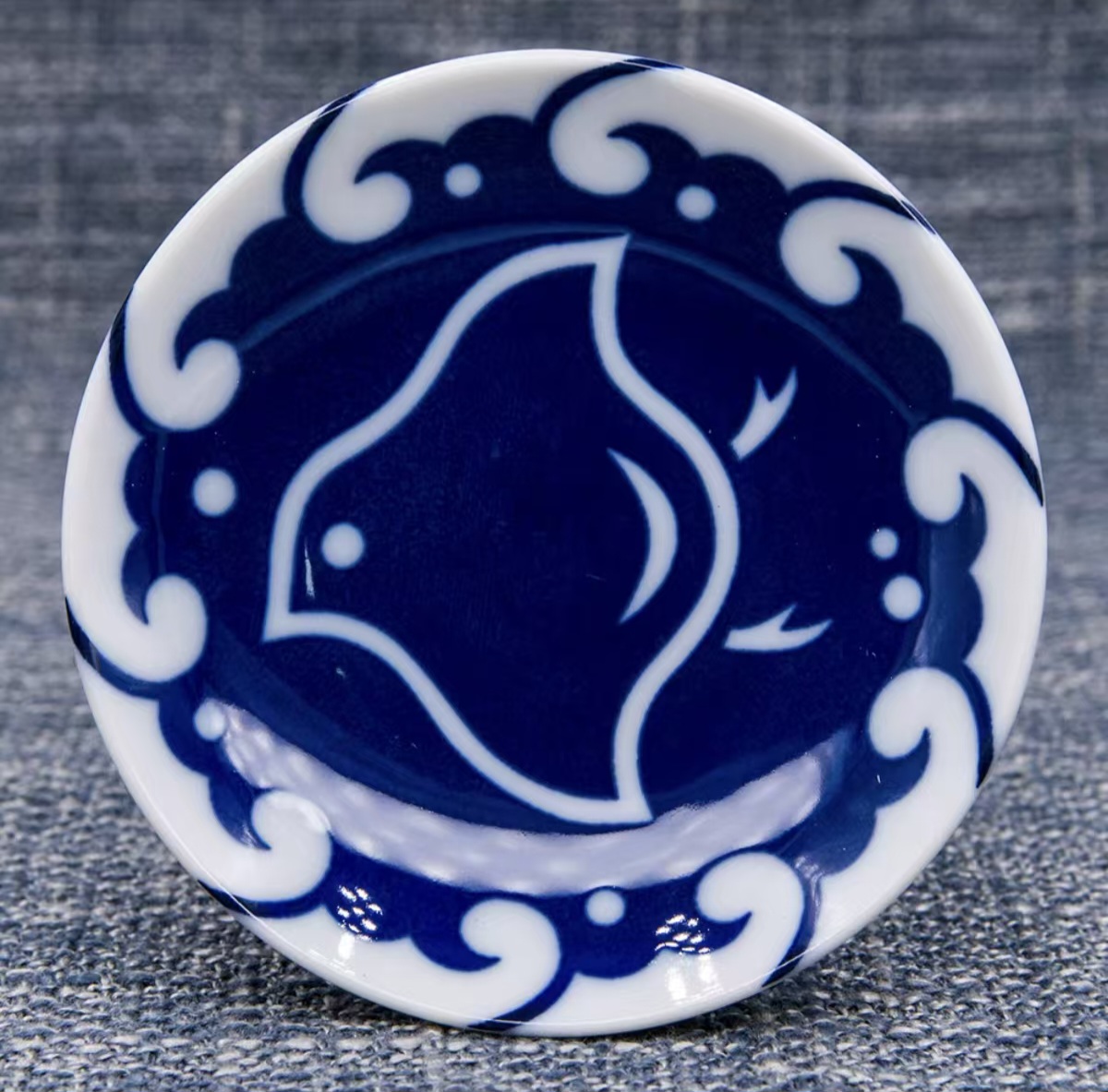 波千鸟陶瓷豆碟