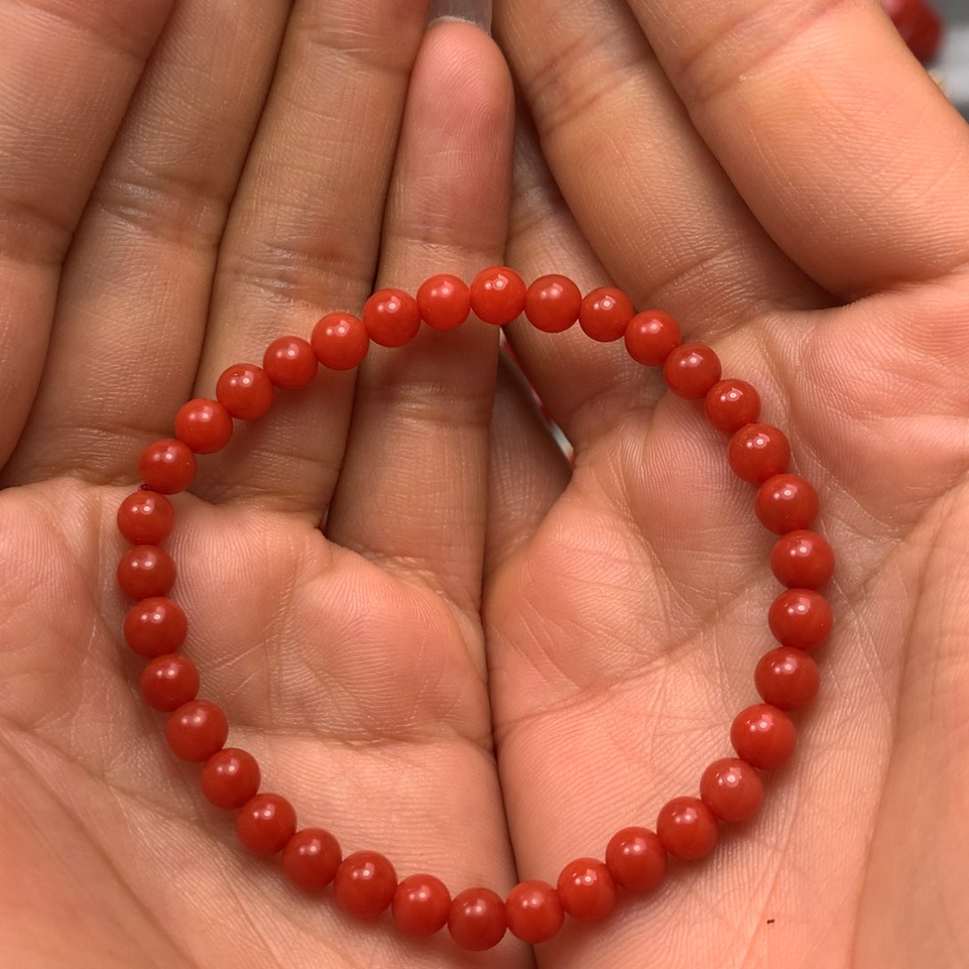 南红玛瑙手串未镶嵌