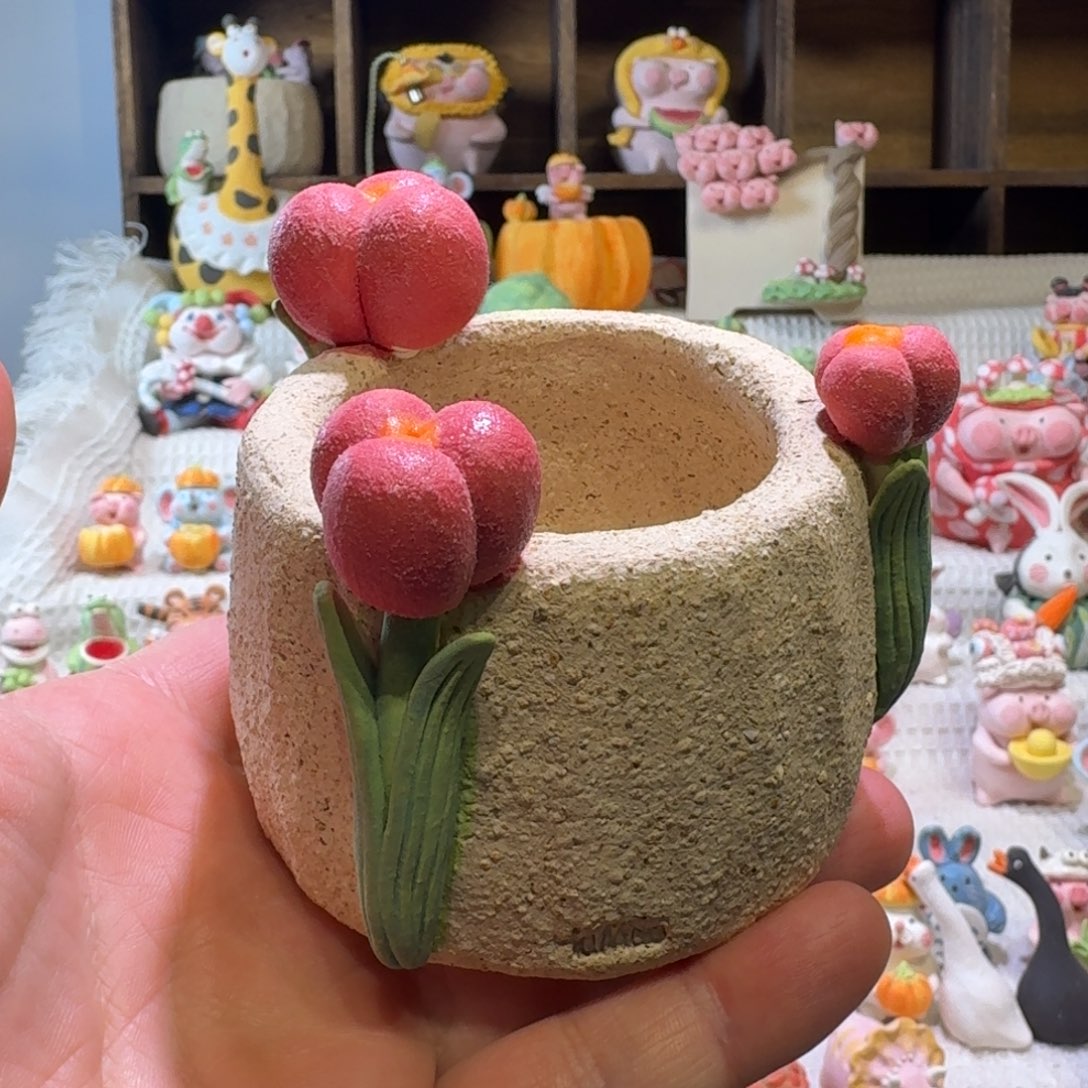 厂家直销手工花盆摆件