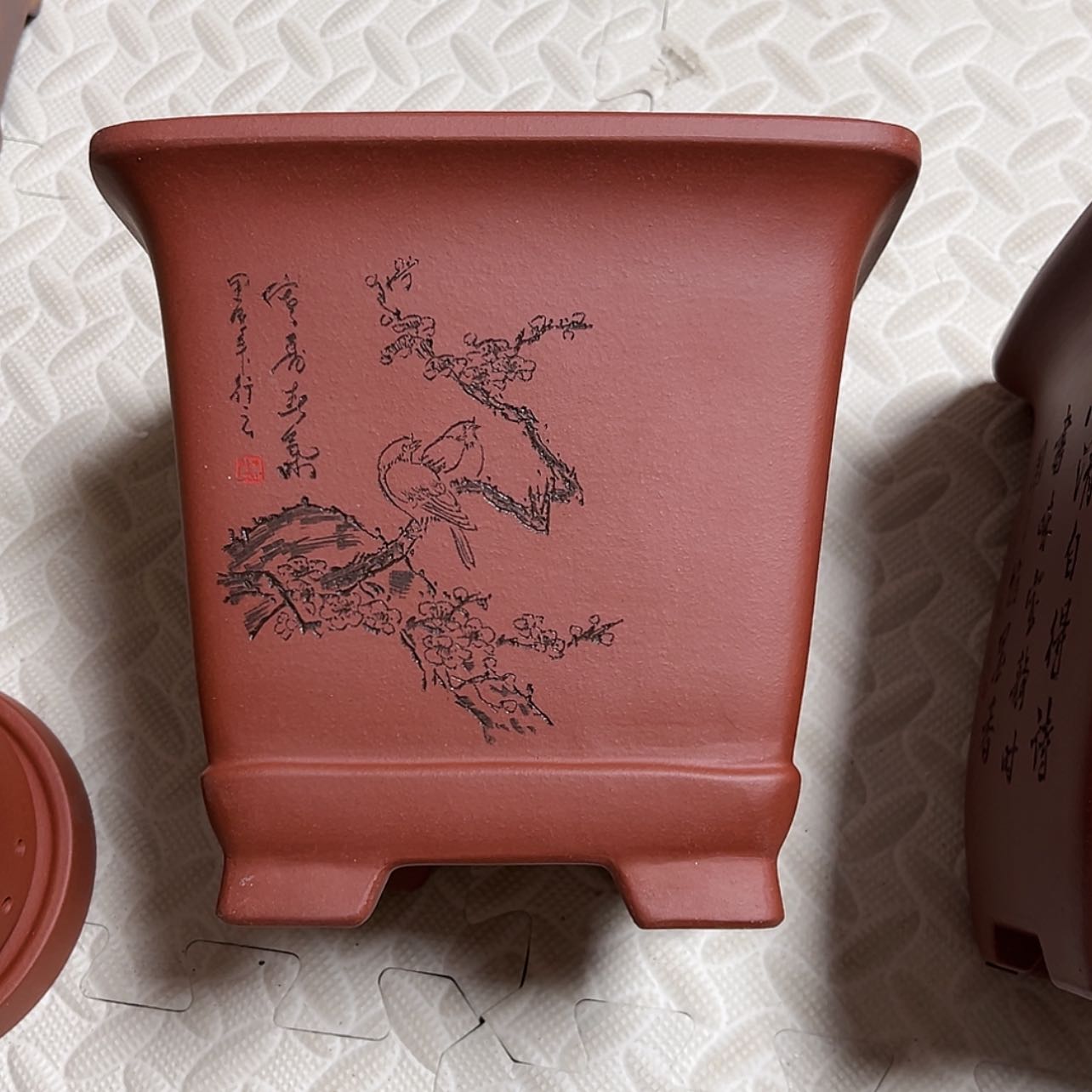 【闪购商品】紫砂花盆亲*周之夏精品紫砂花盆