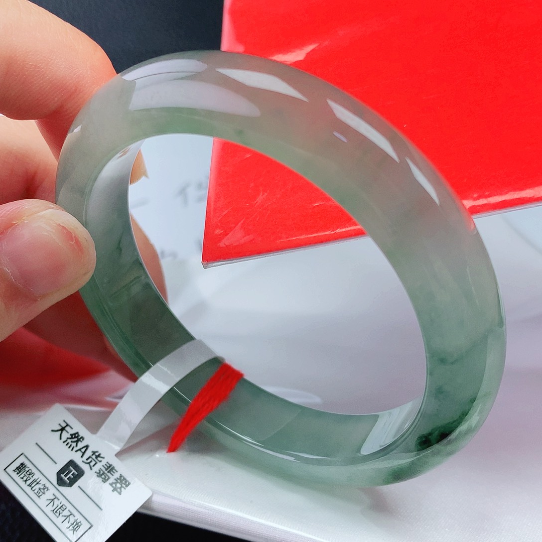 未镶嵌手镯翡翠56圈