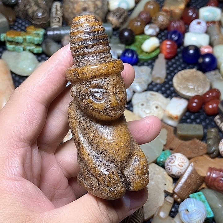 和田玉未镶嵌颈饰139