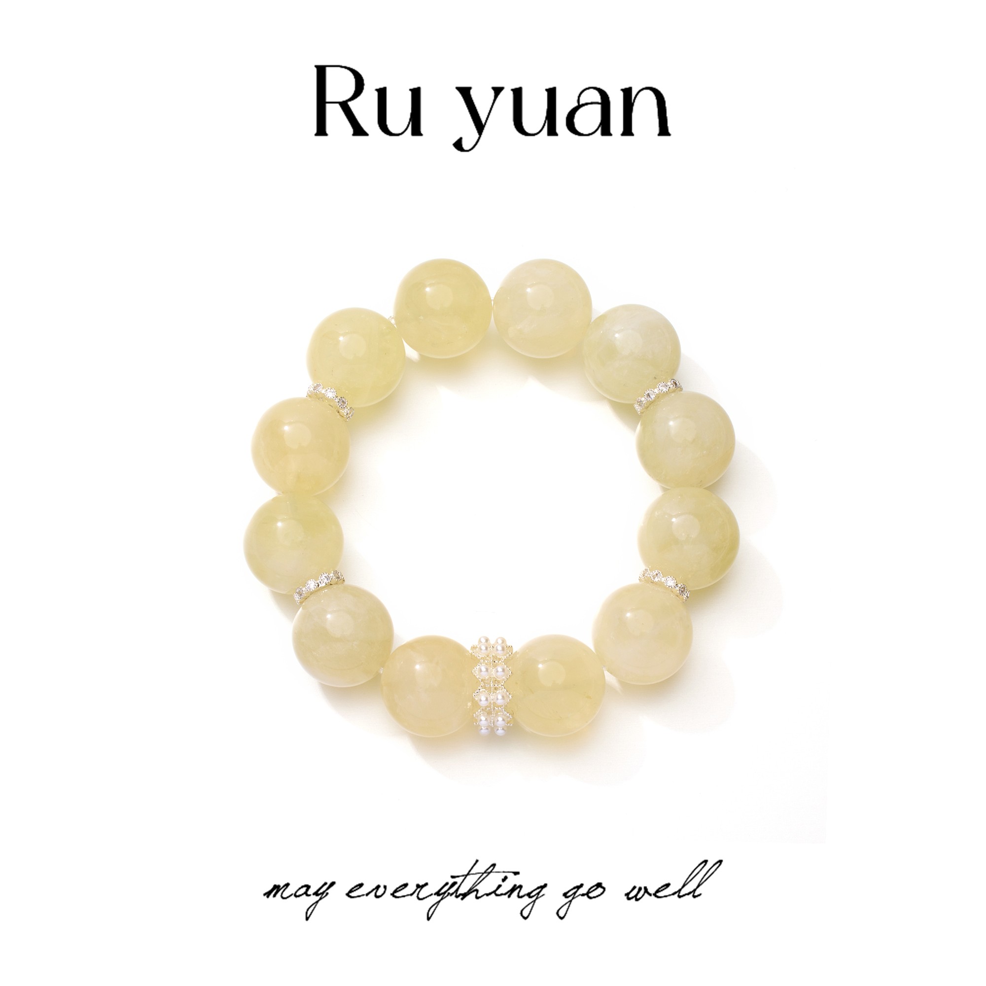 【柠檬泡泡】水晶手串 颜色微差 多样性发其一RYSJ002