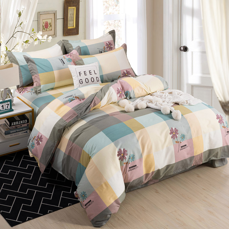 2025开春特惠四季款纯棉斜纹印花款床上用品全棉单双人床上四件套