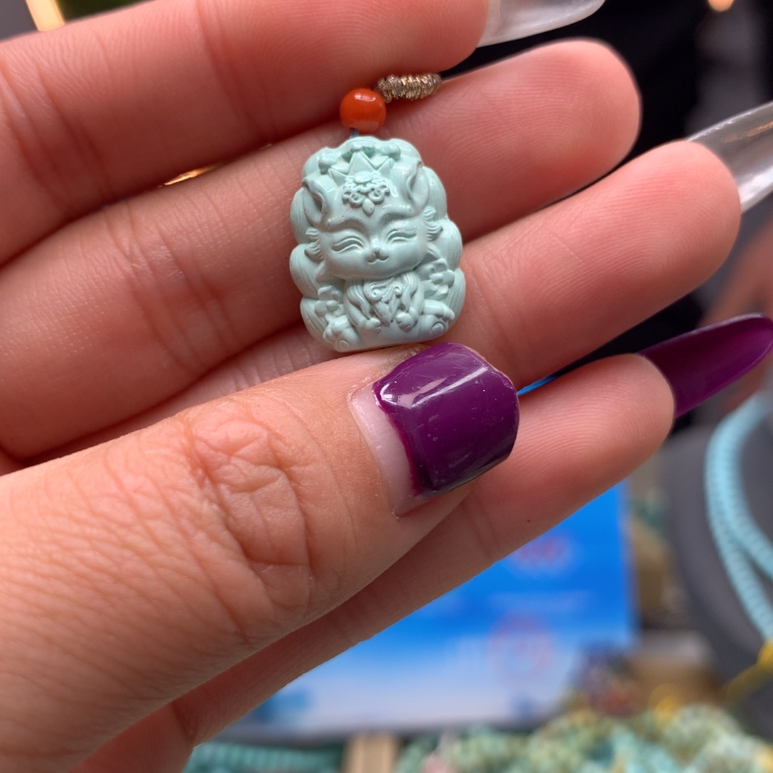 绿松石挂件未镶嵌