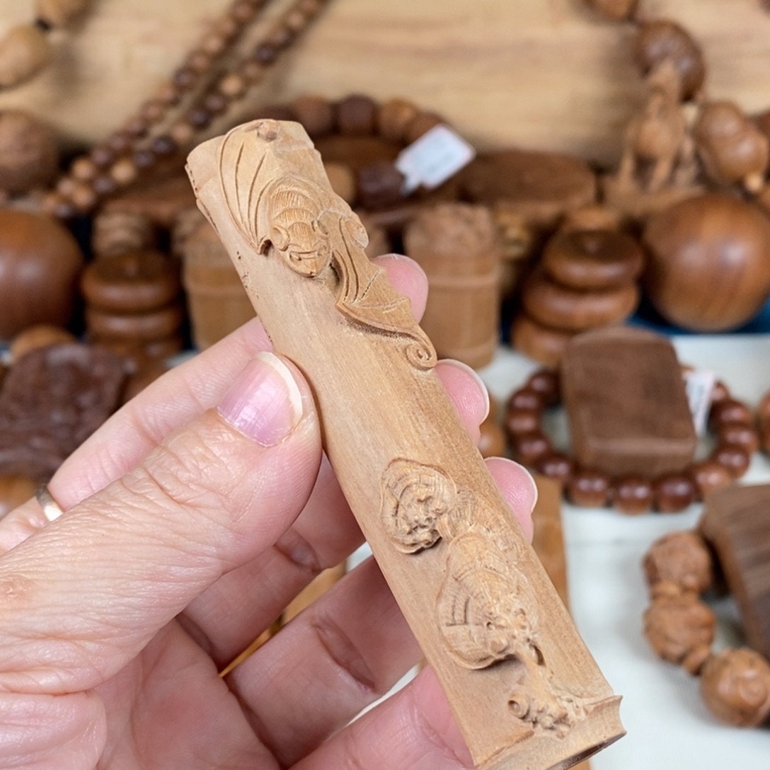 把件檀香木老山檀香手把件