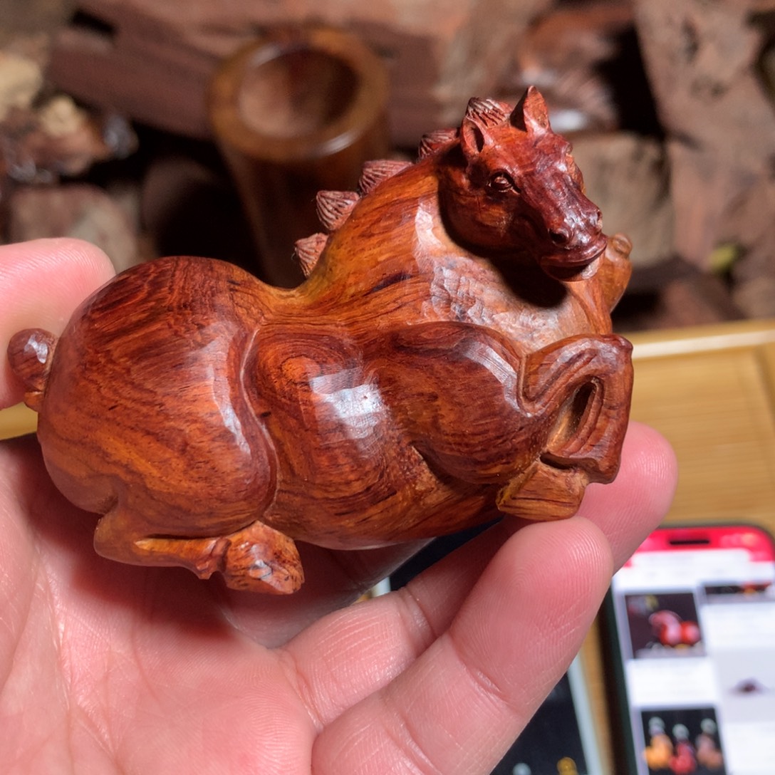 鉴***秋黄花梨/降香黄檀手串回血三哥的海南黄花梨老料